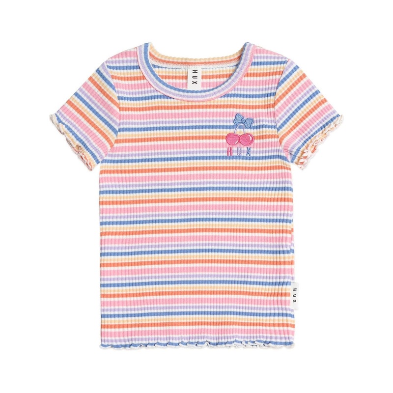 Rainbow Rib Tee 6-12M