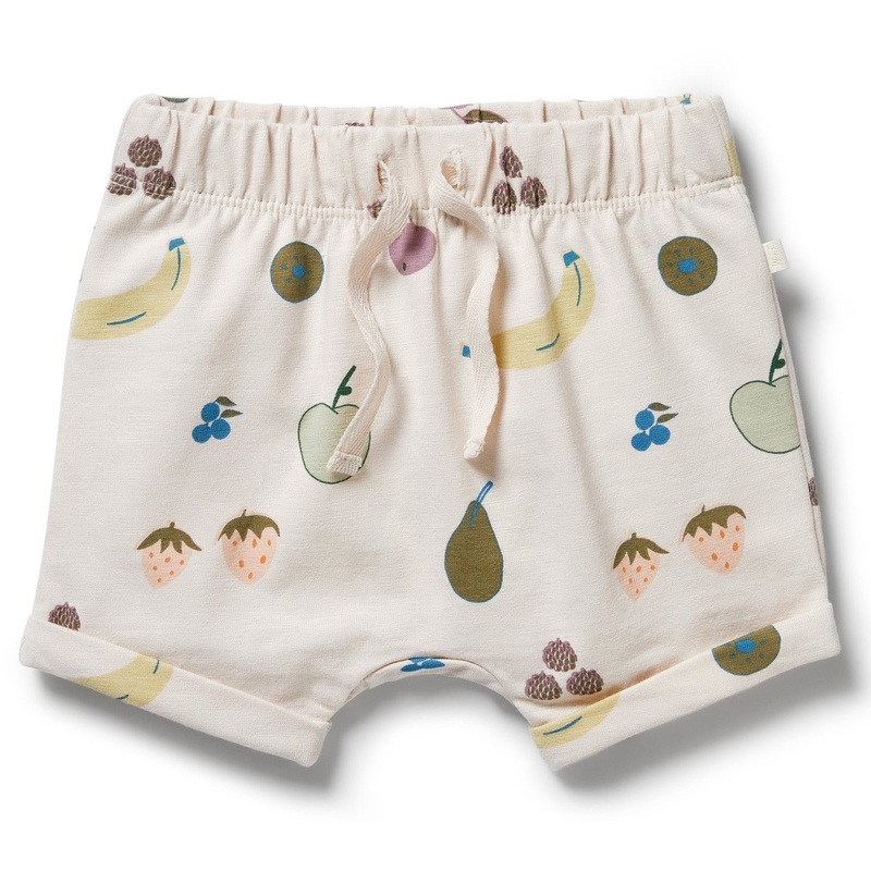 Organic Tie Front Short- Fruity 000