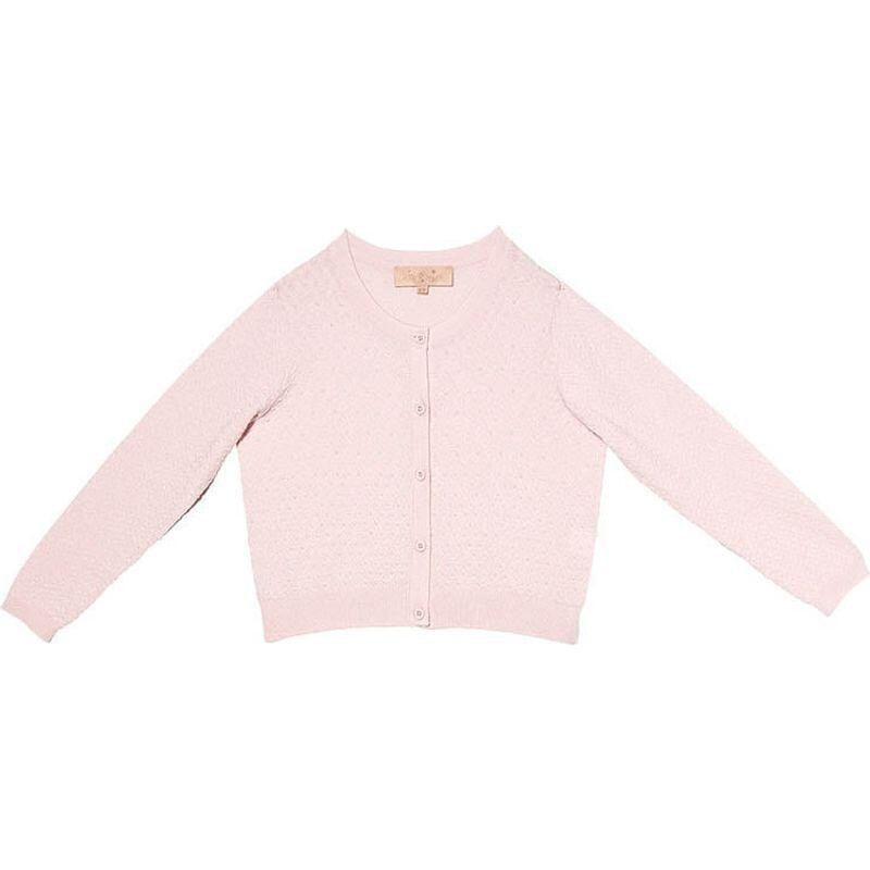 Pearl Luxe Cardigan – Pink 2-3Y