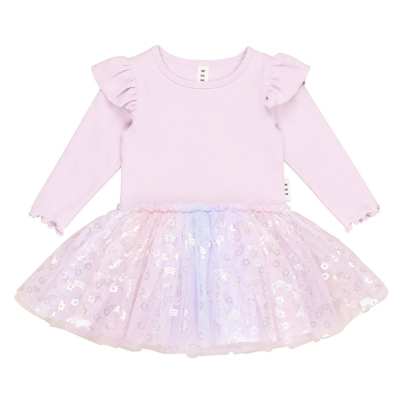 Rainbow Rib Ballet Onesie 3-6M