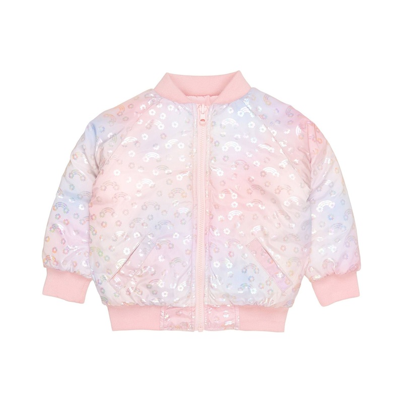 Rainbow Reversible Bomber Rosebud 2