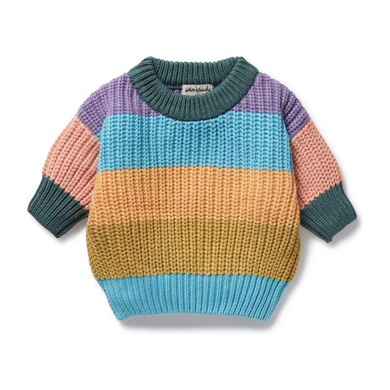 Rainbow Organic Knitted Jumper 000